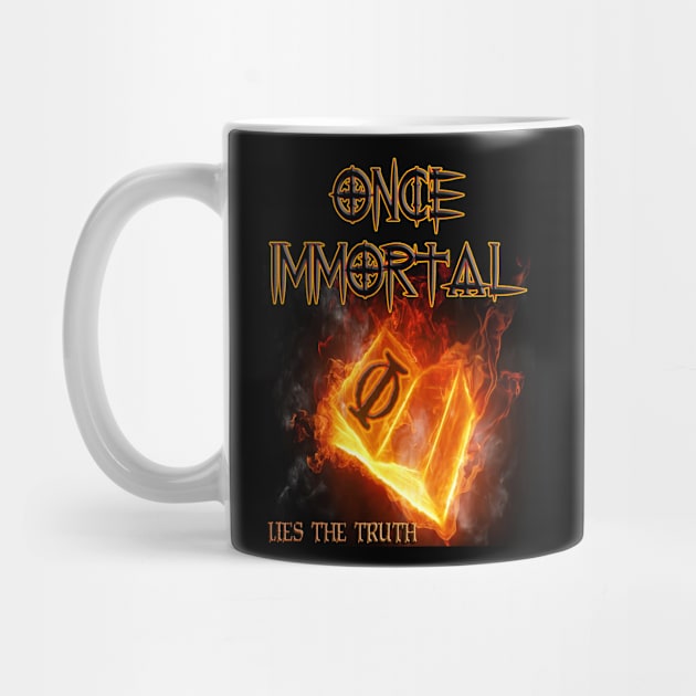 ONCE IMMORTAL Lies the Truth Cover 1 by HERVEY DESIGNS